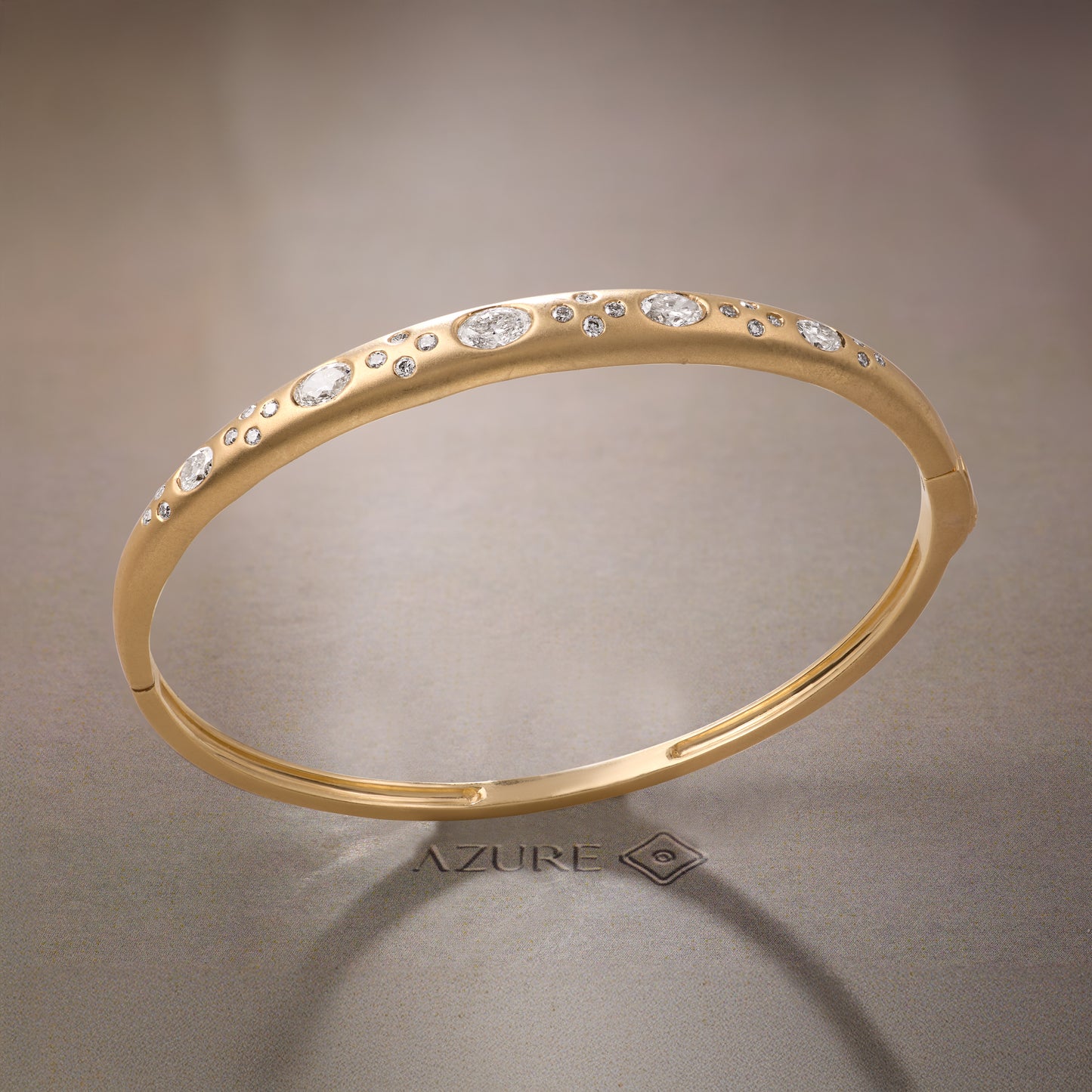 Oval and Round Bangle