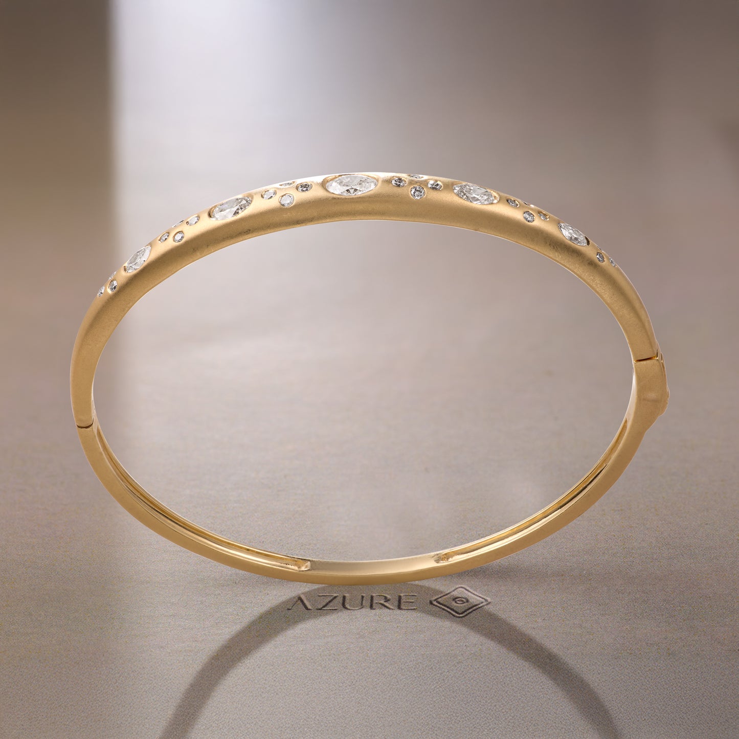 Oval and Round Bangle