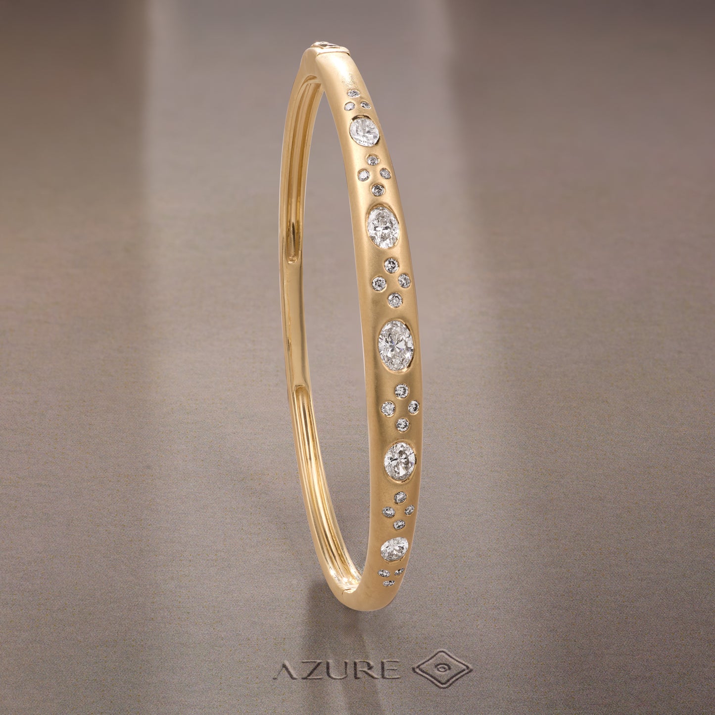 Oval and Round Bangle