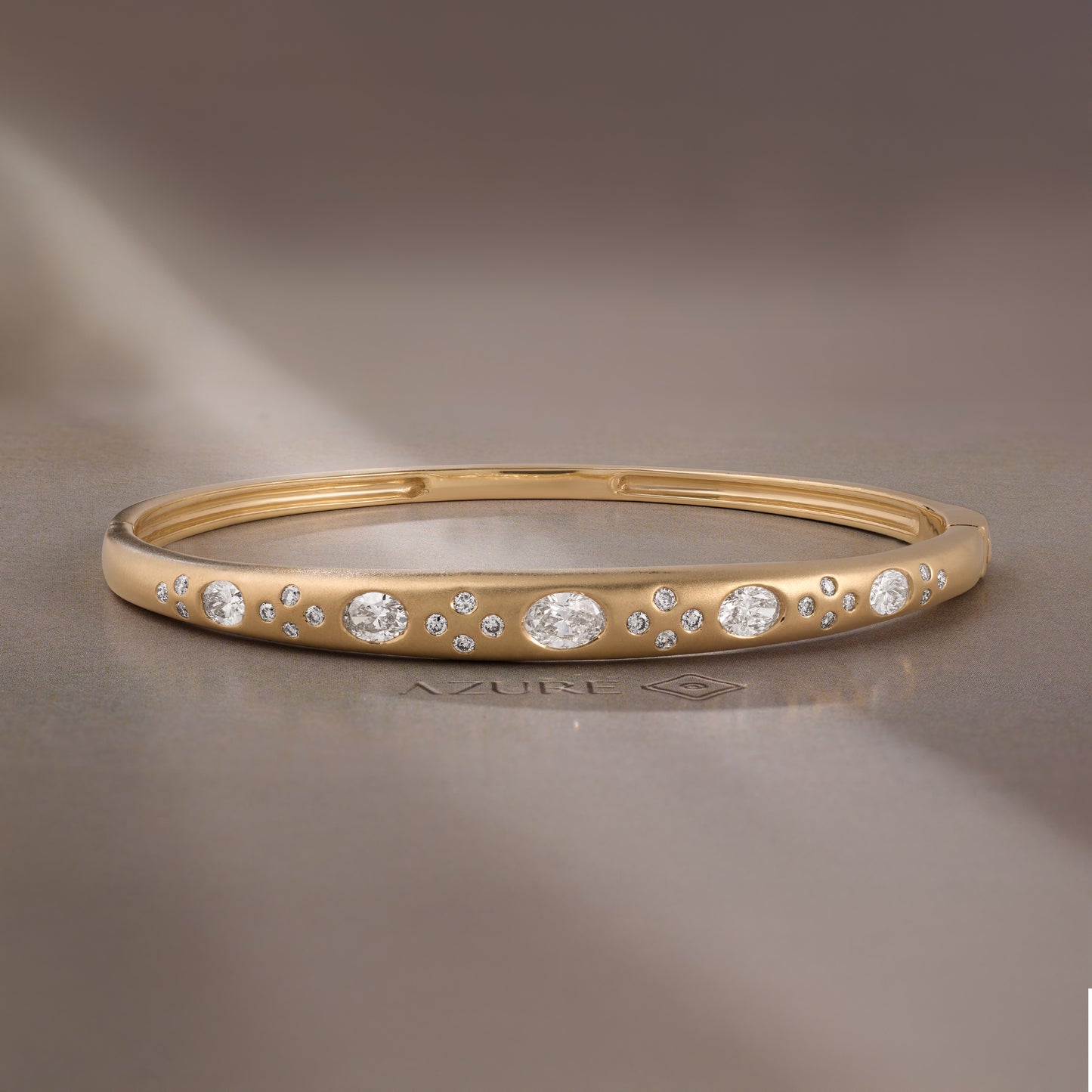 Oval and Round Bangle