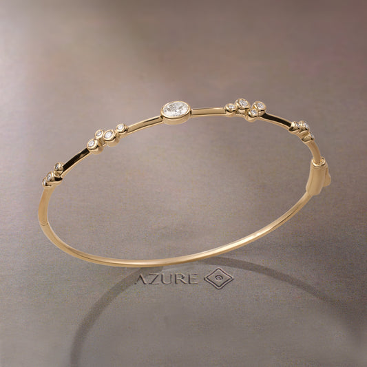Oval & Round Bangle