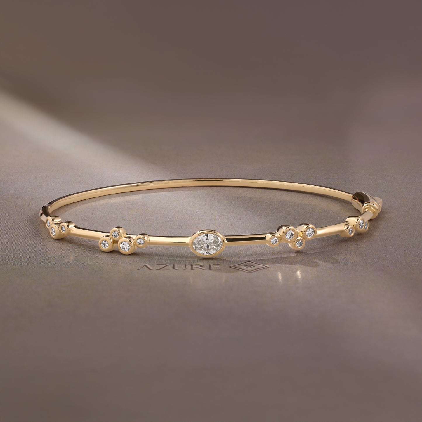 Oval & Round Bangle