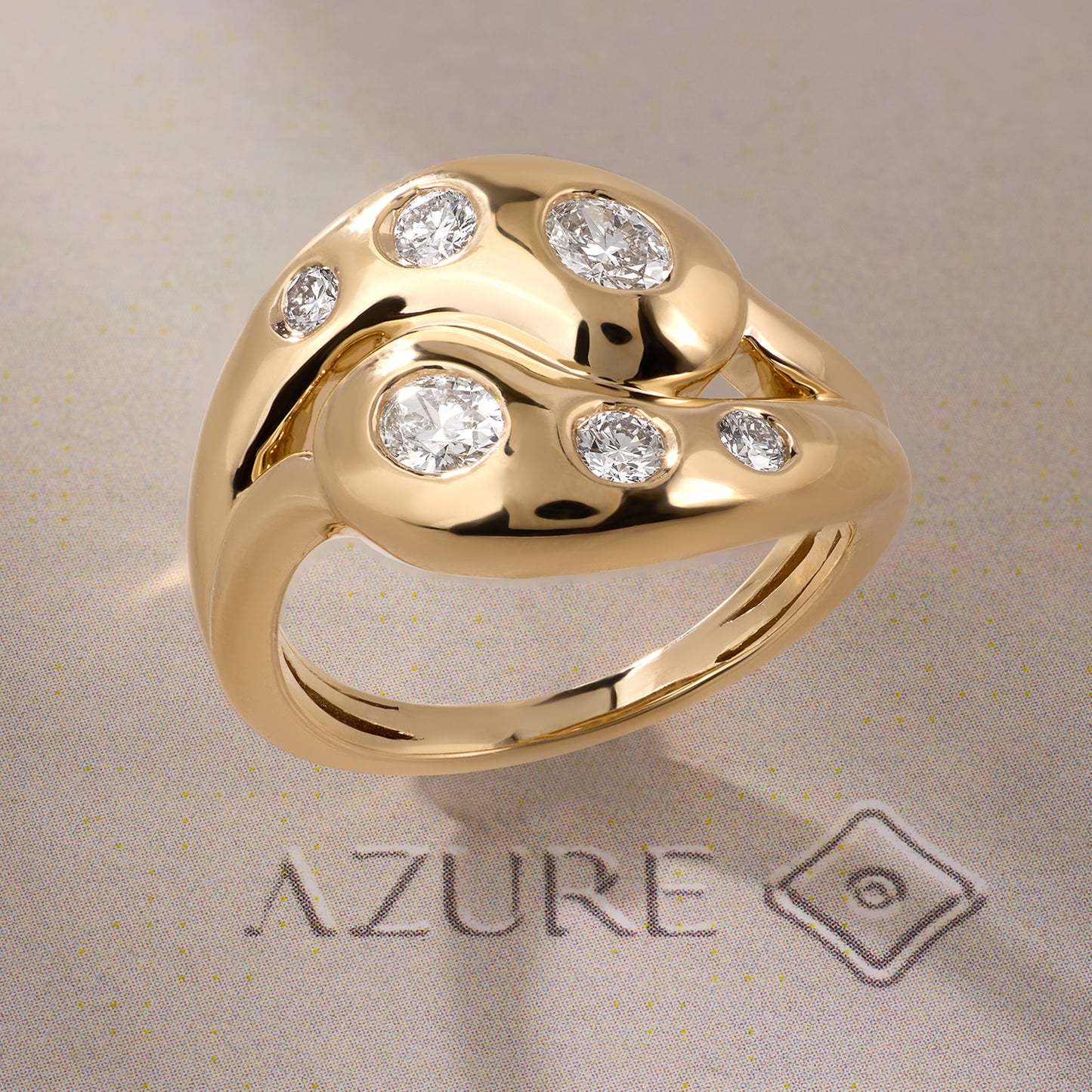 Oval & Round Diamond Ring