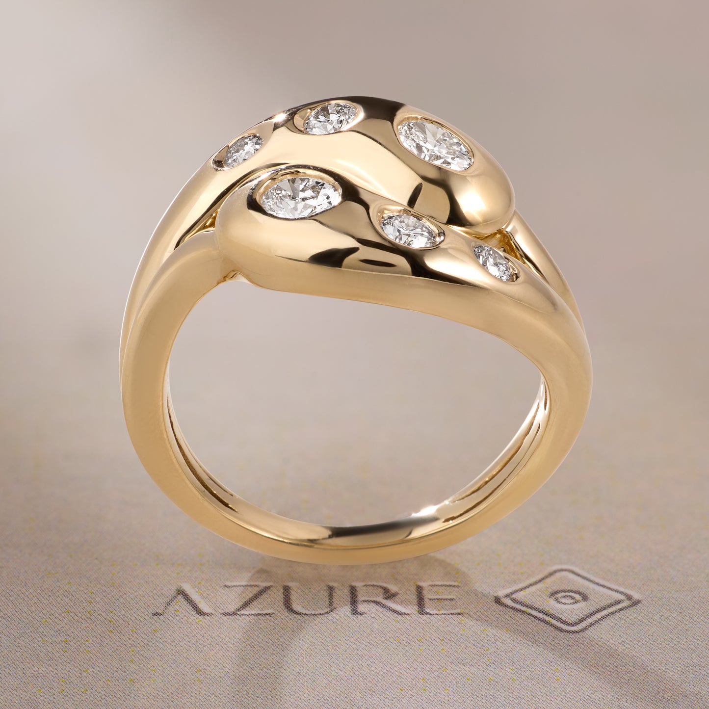 Oval & Round Diamond Ring