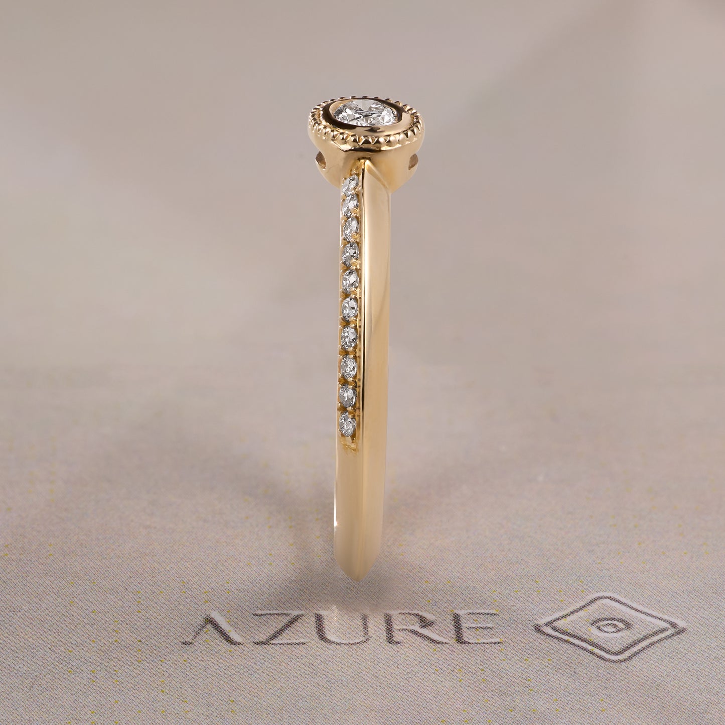 Oval & Round Diamond Ring