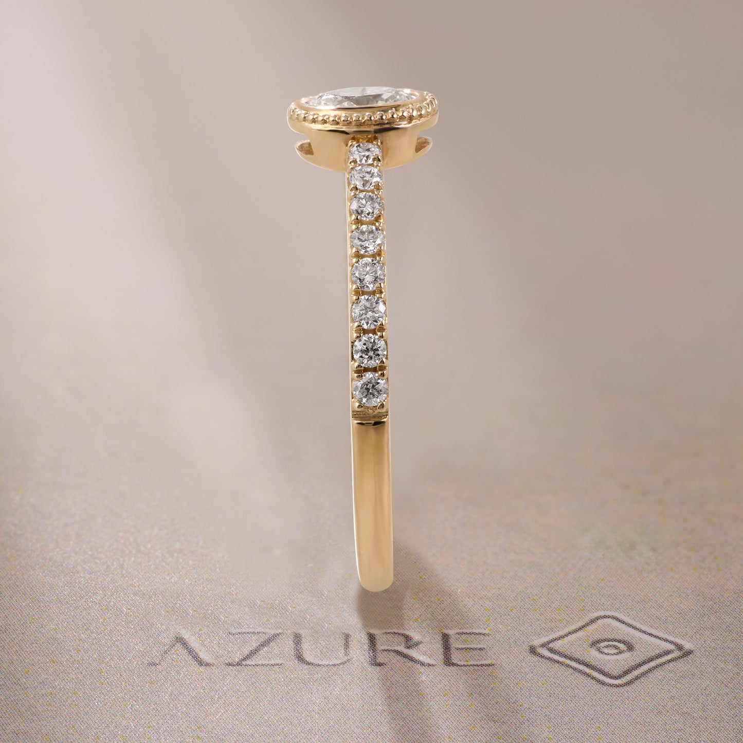 Oval & Round Diamond Ring