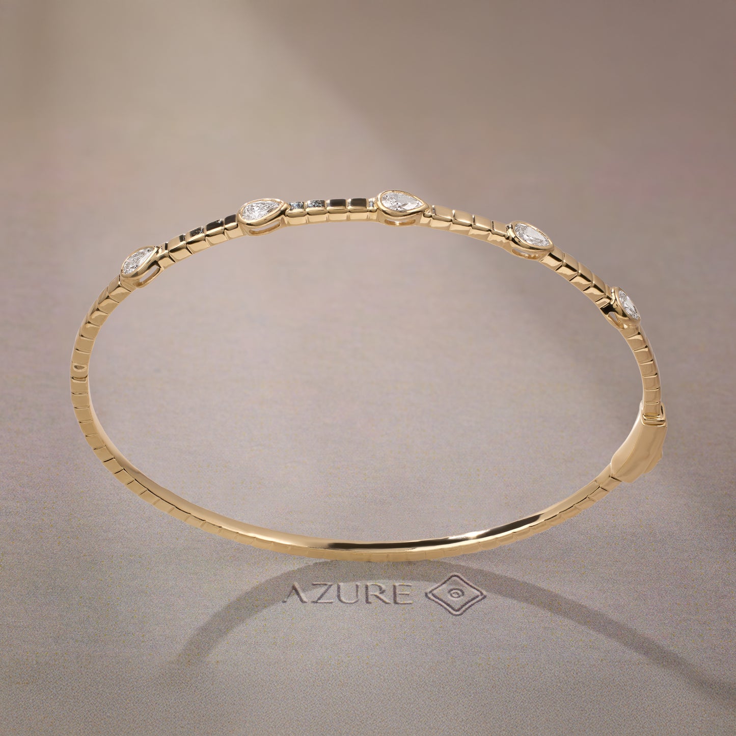 Pear Accent Bangle