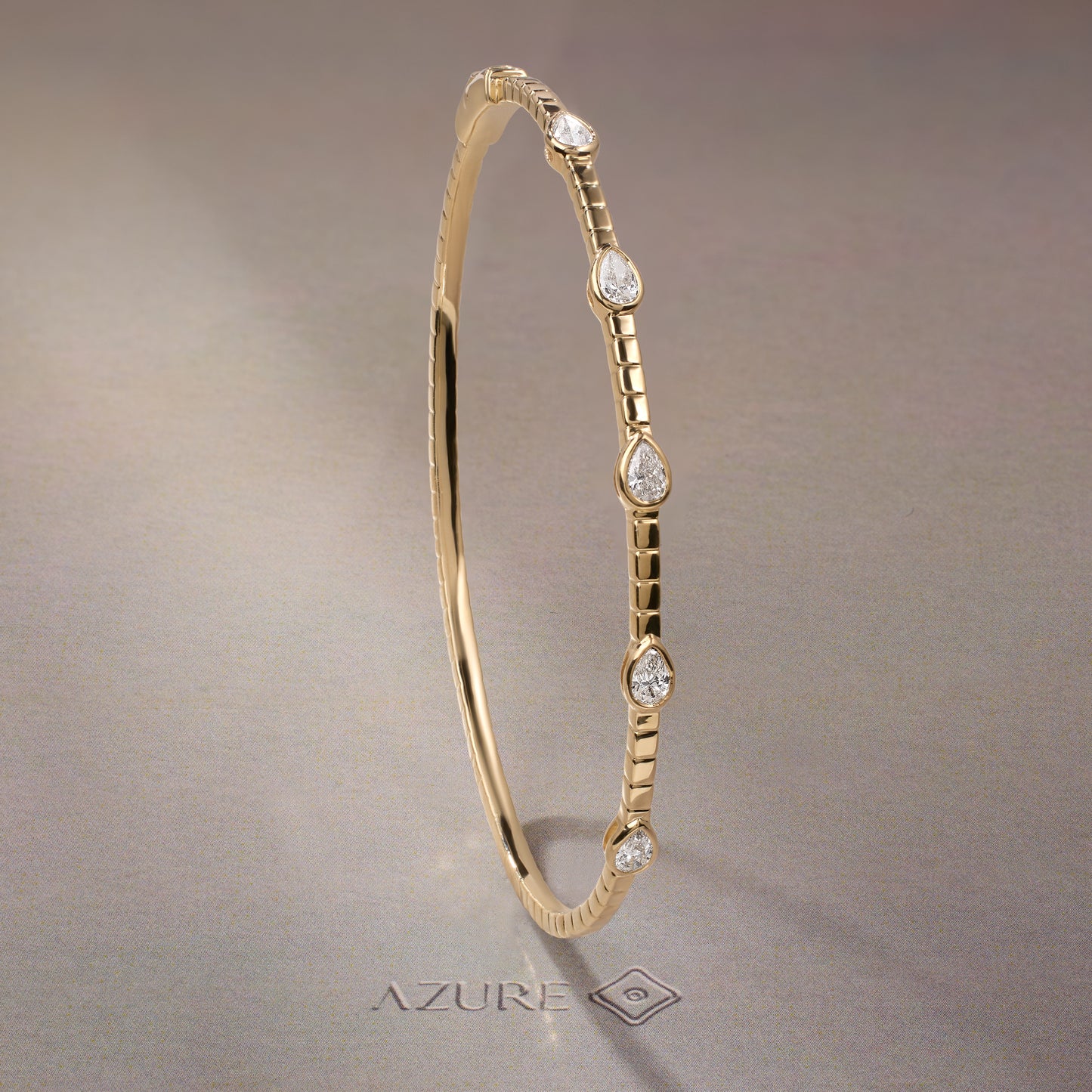Pear Accent Bangle