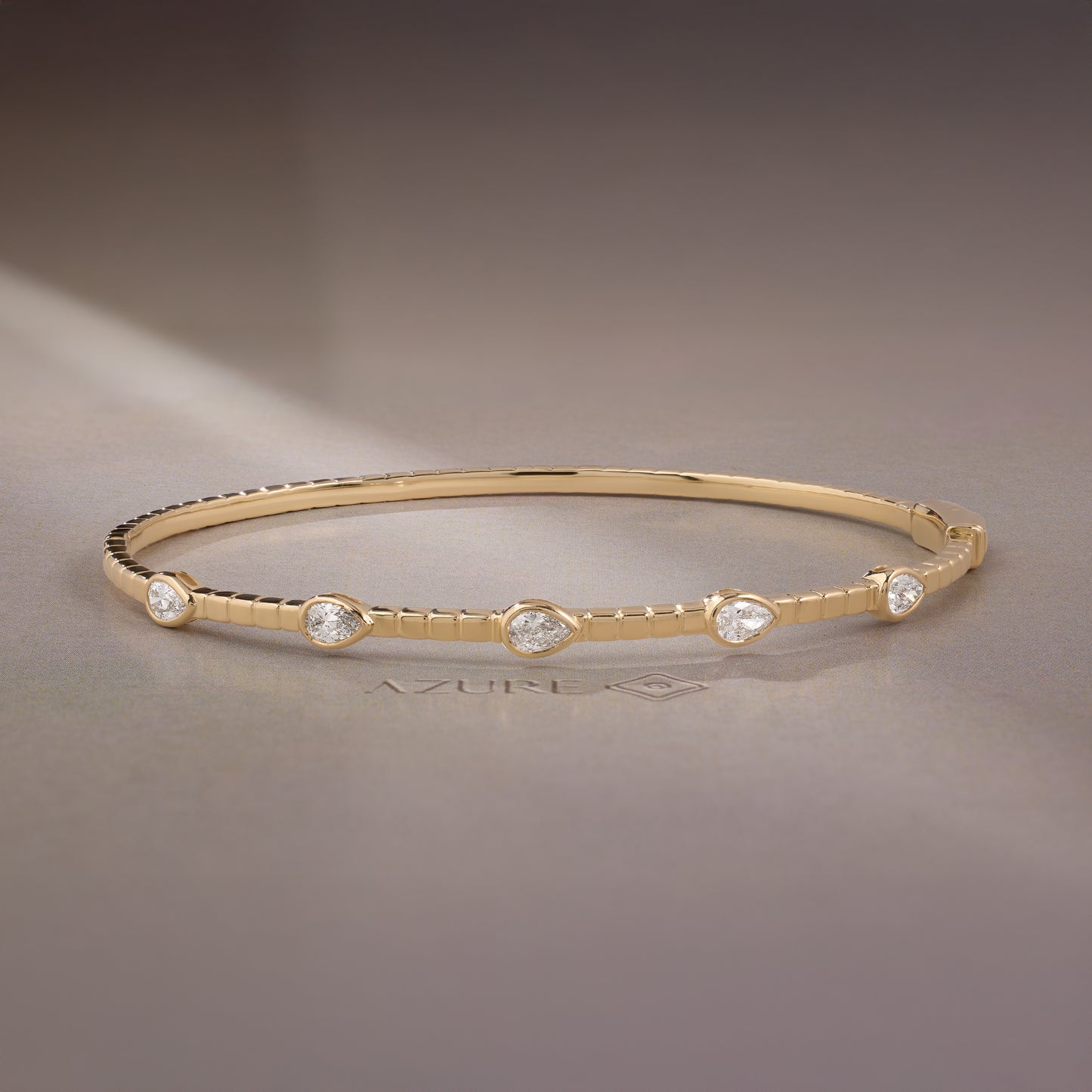 Pear Accent Bangle
