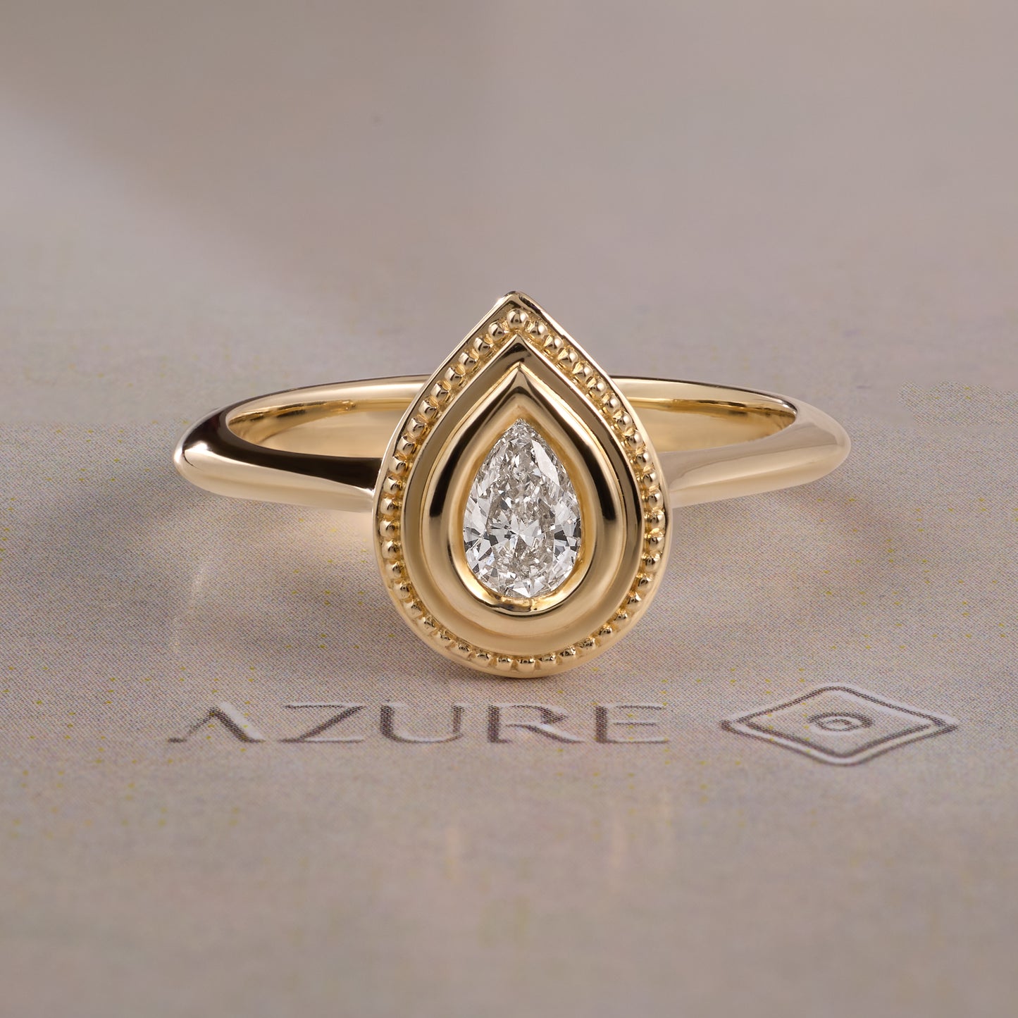 Pear Diamond Ring