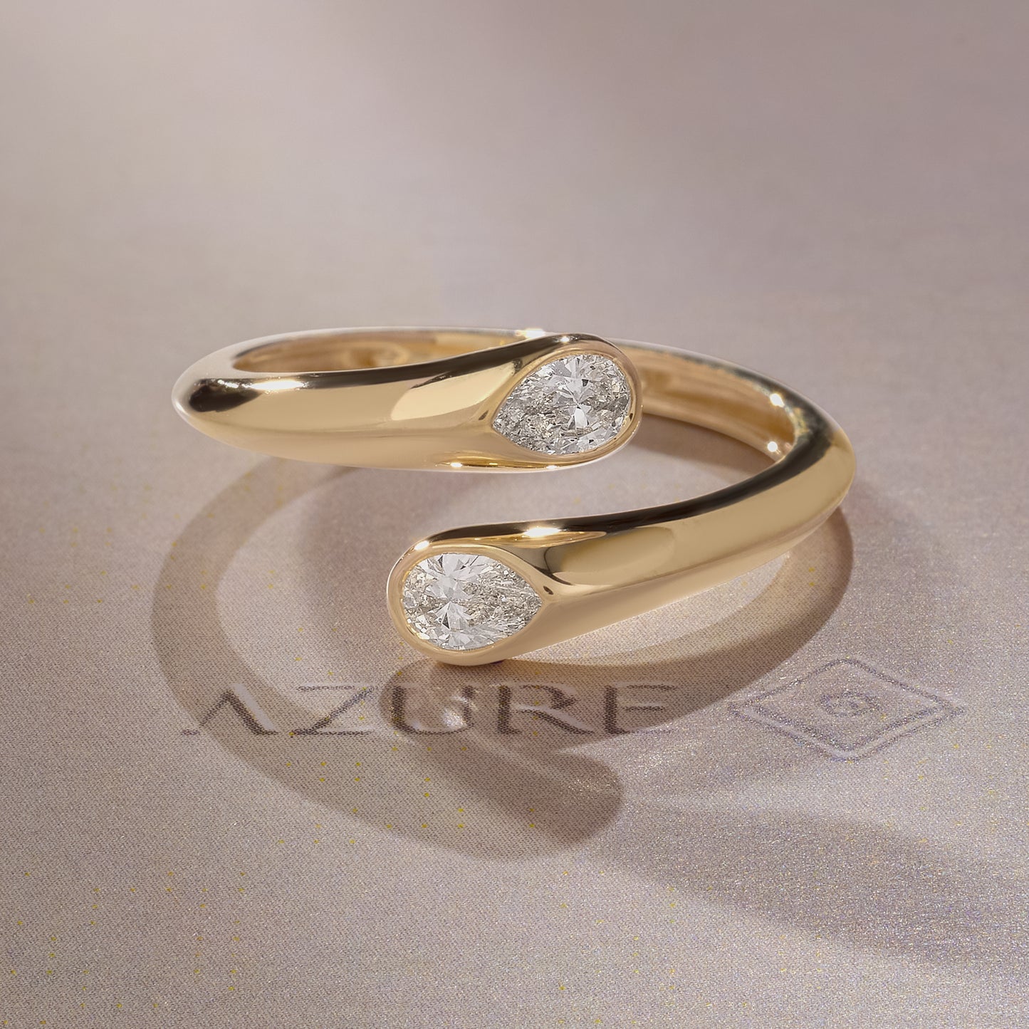 Pear Diamond Ring