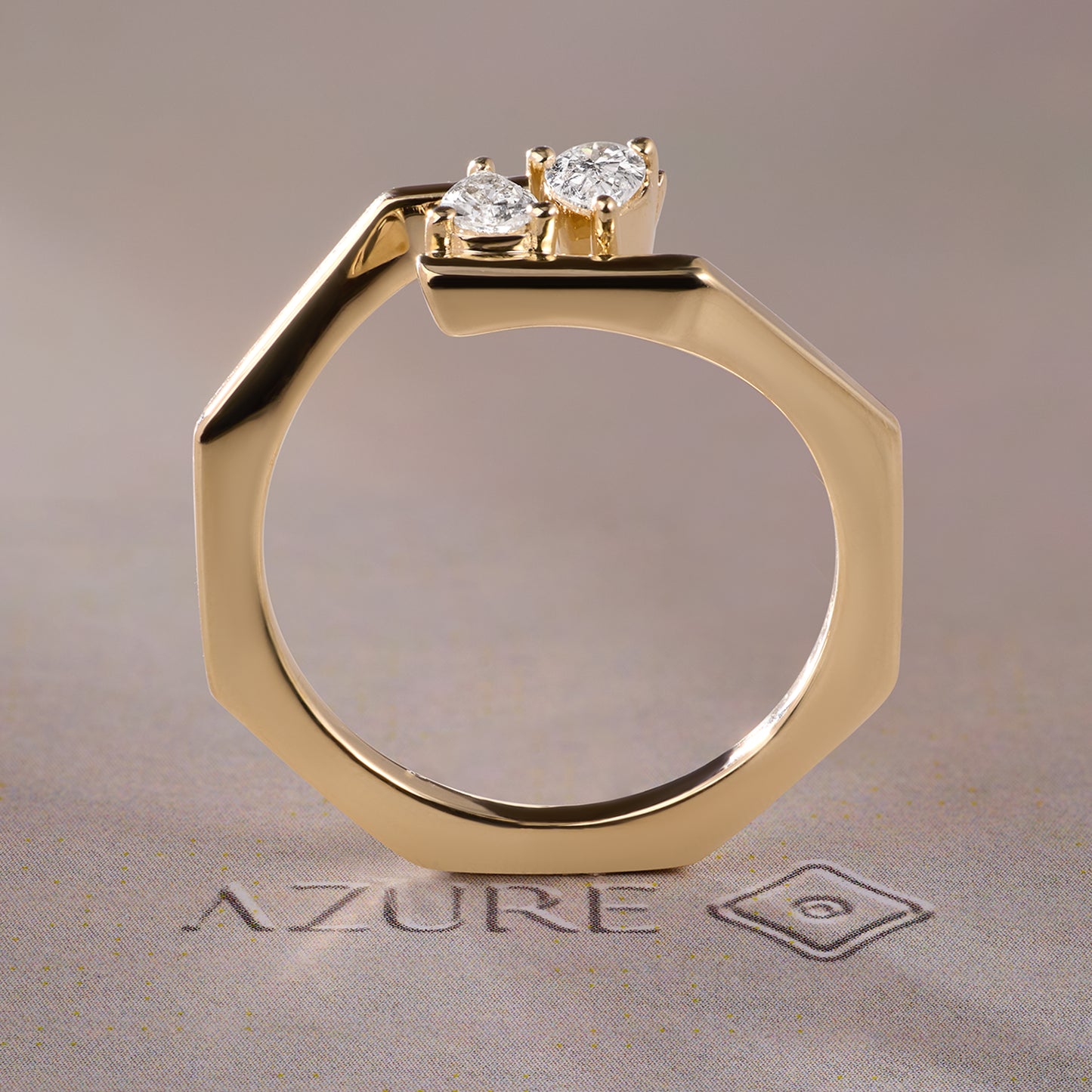 Pear Diamond Ring