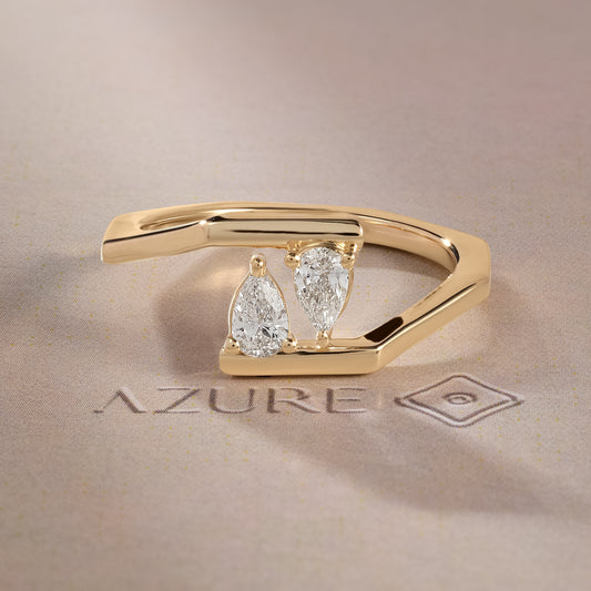 Pear Diamond Ring