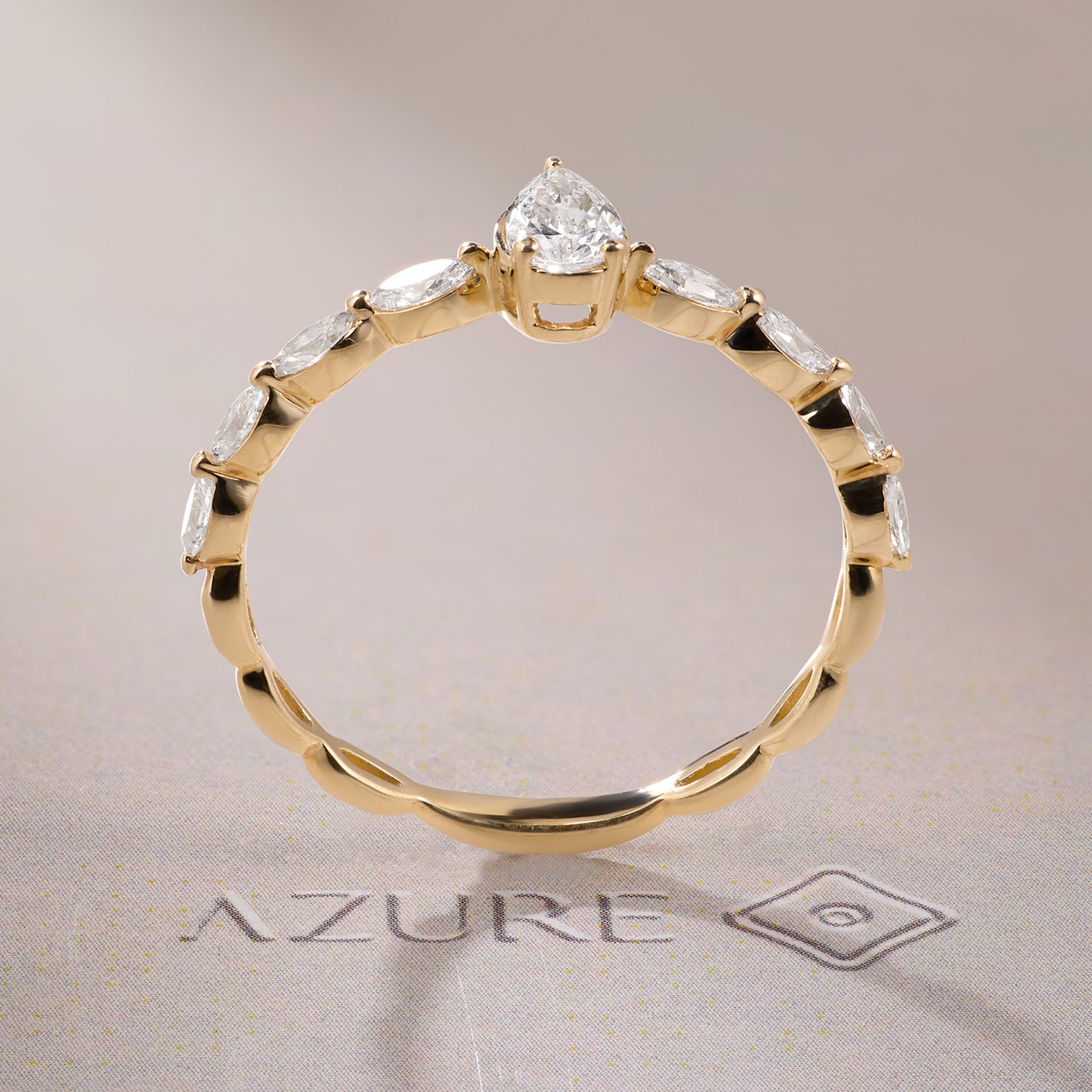 Pear & Marquise Diamond Ring