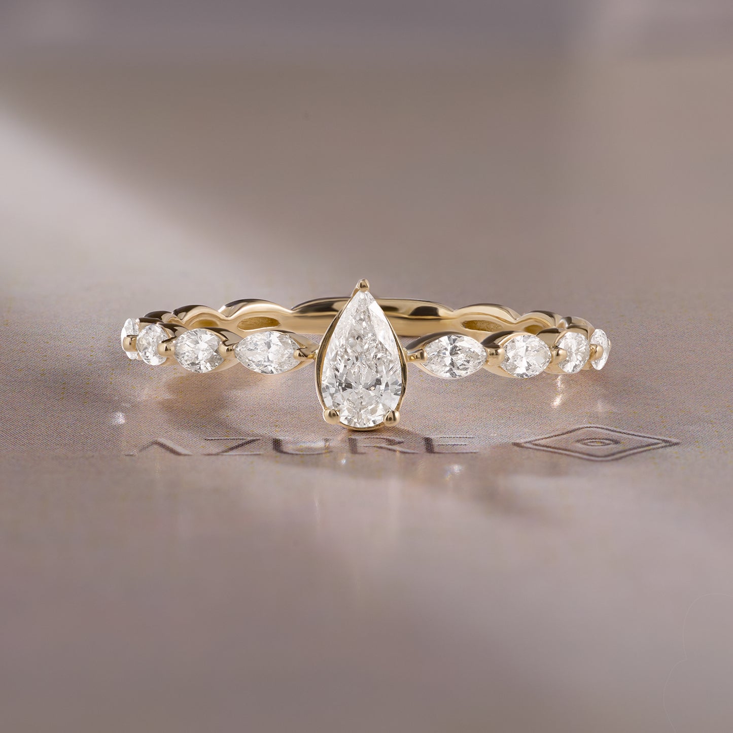 Pear & Marquise Diamond Ring
