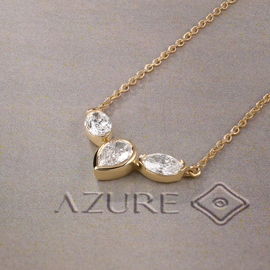 Pear & Oval  Pendant