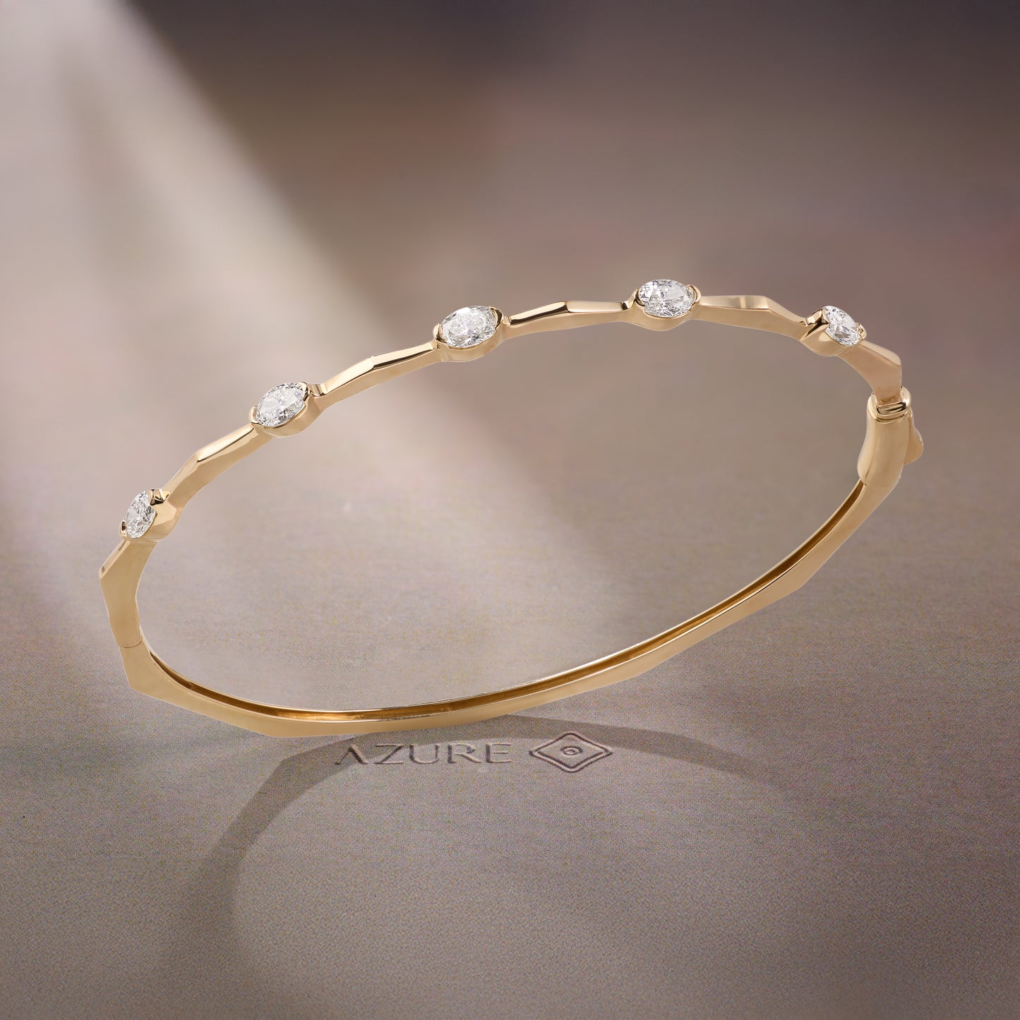 Polished Oval Bangle