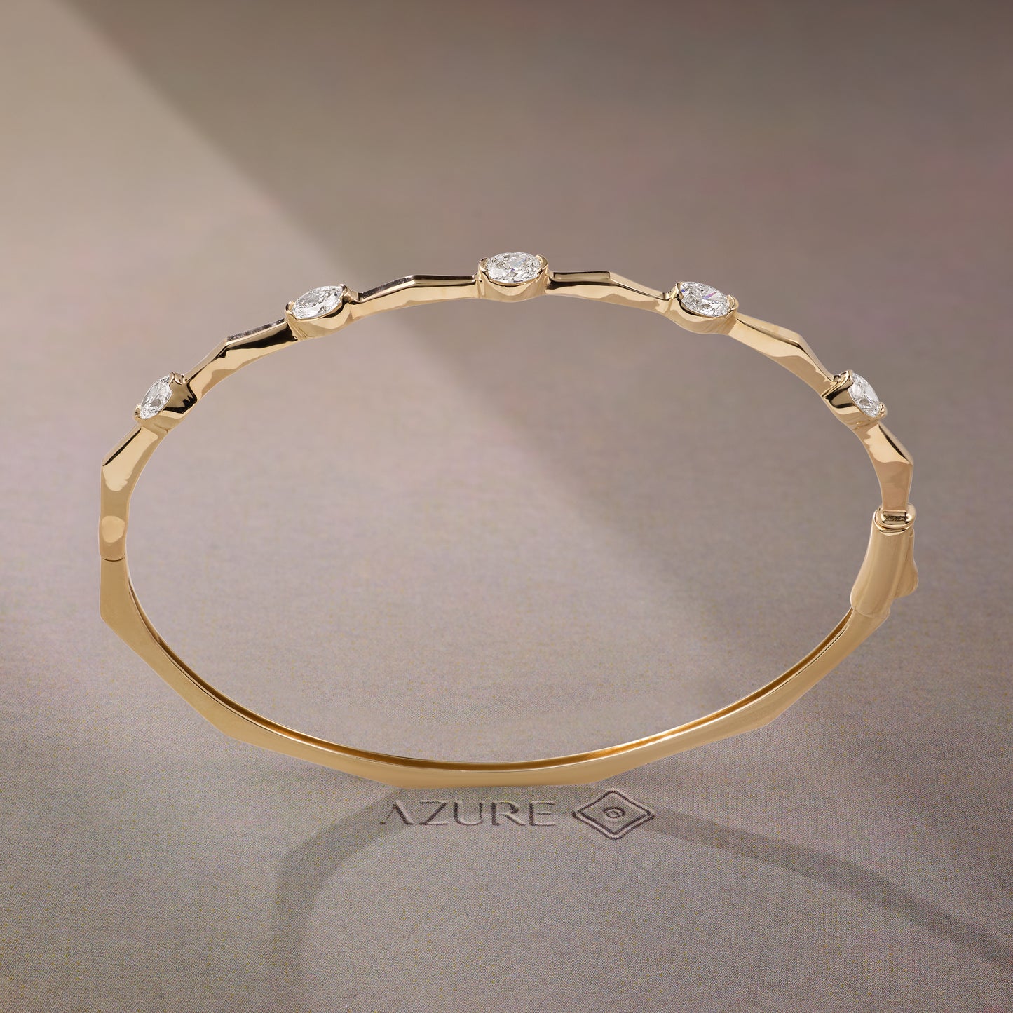 Polished Oval Bangle