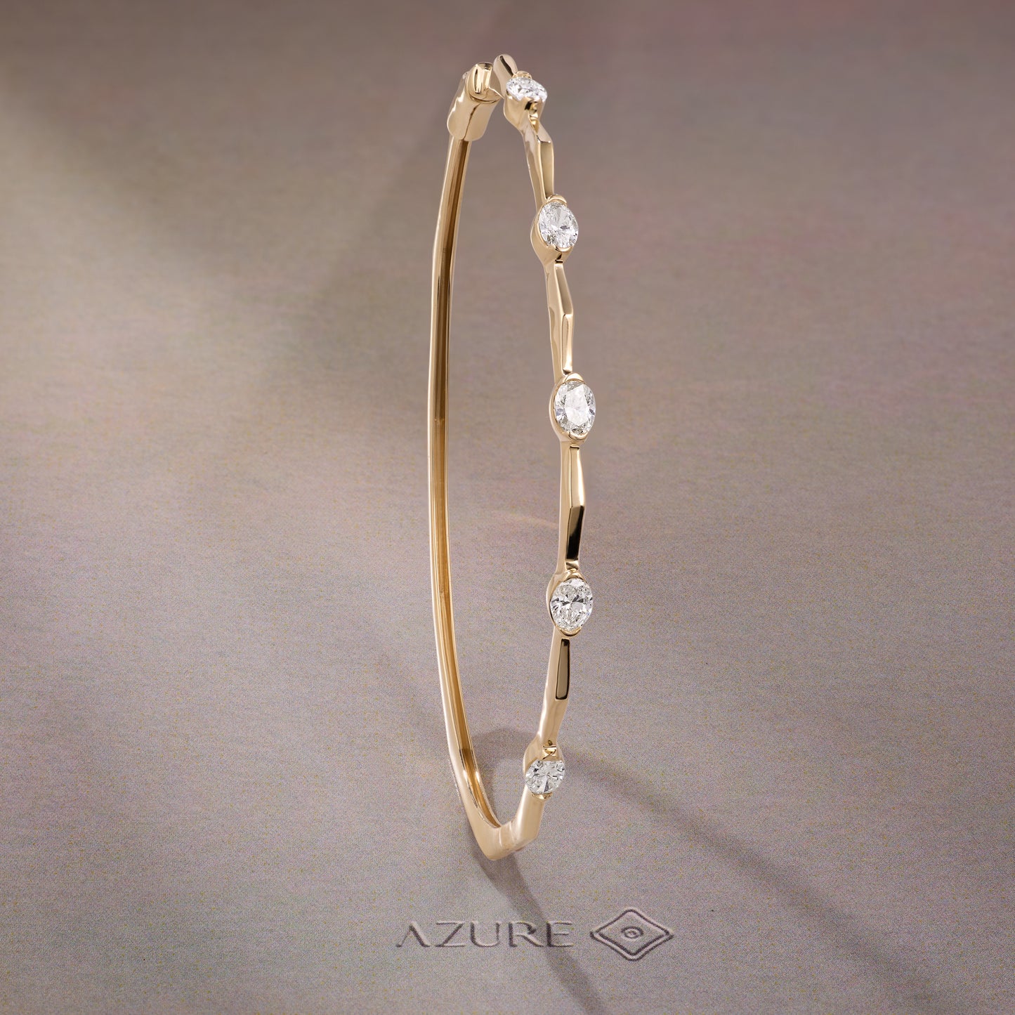 Polished Oval Bangle