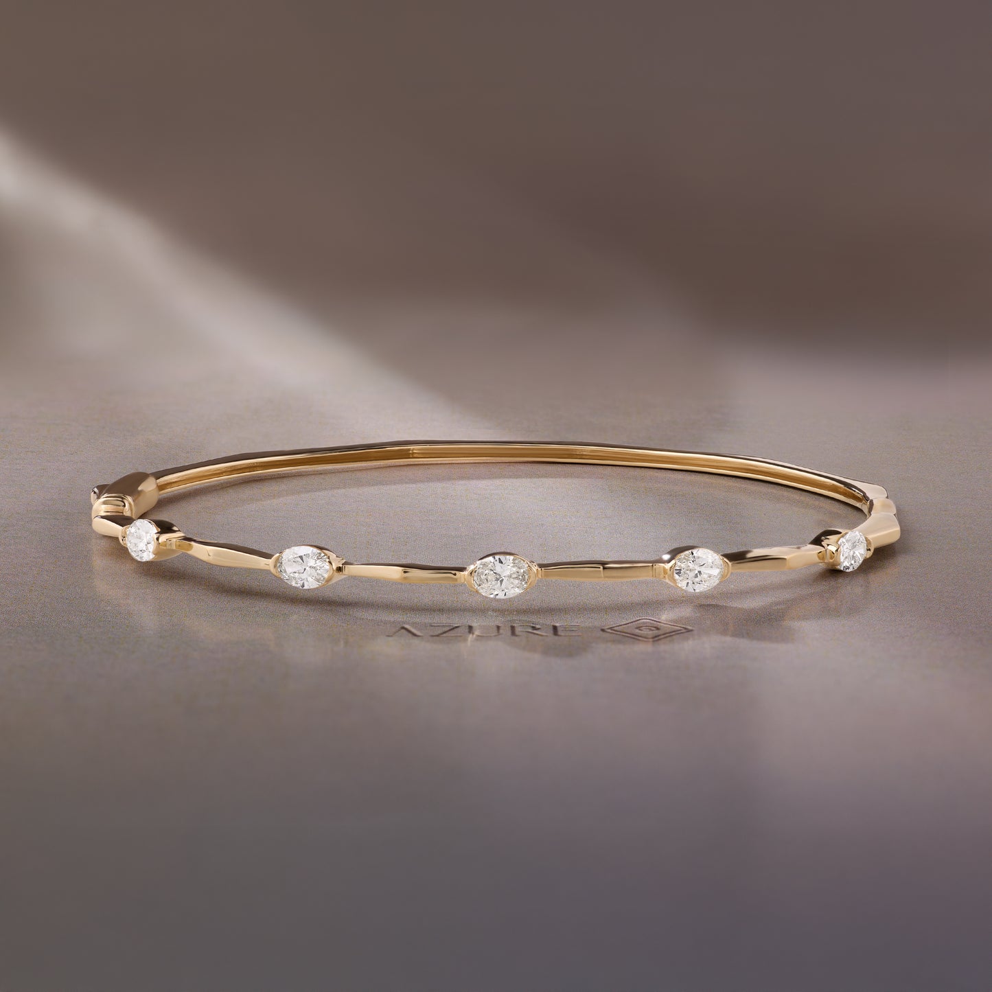 Polished Oval Bangle