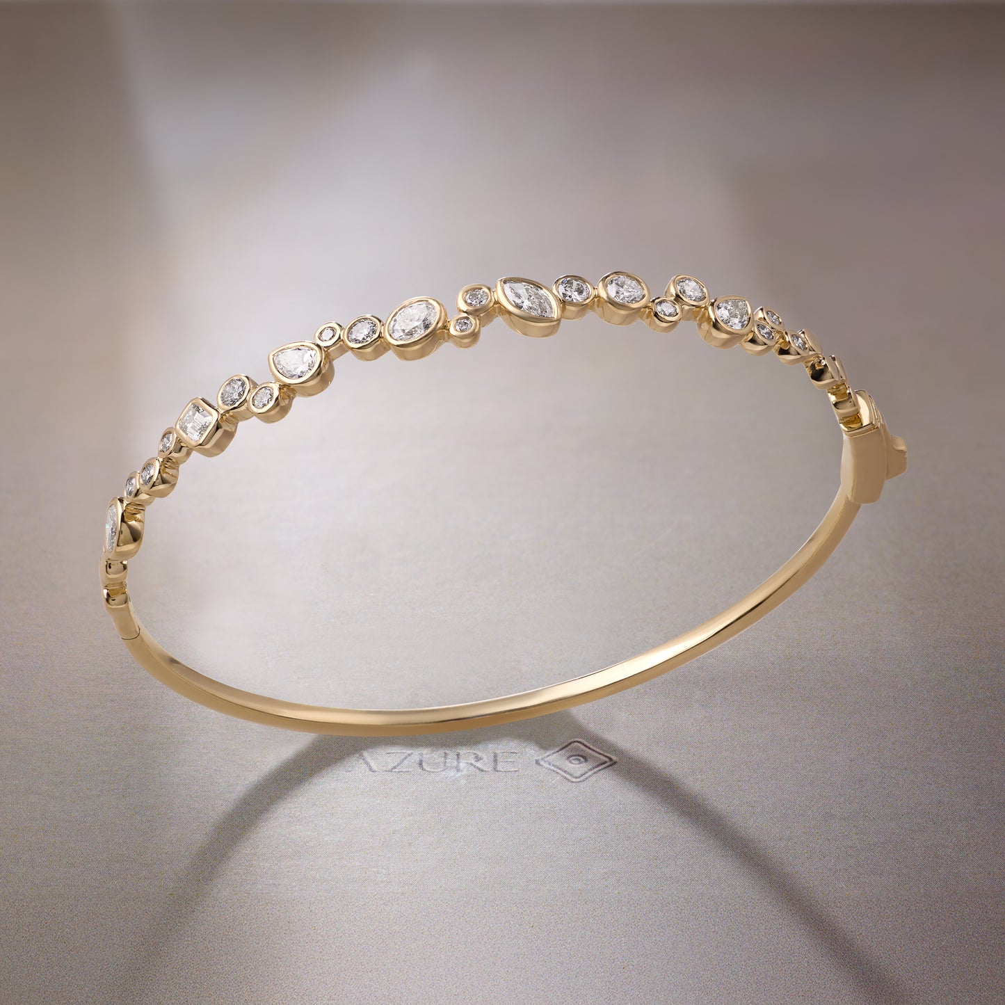 Round, Oval, Marquise, Pear & Emerald Bangle