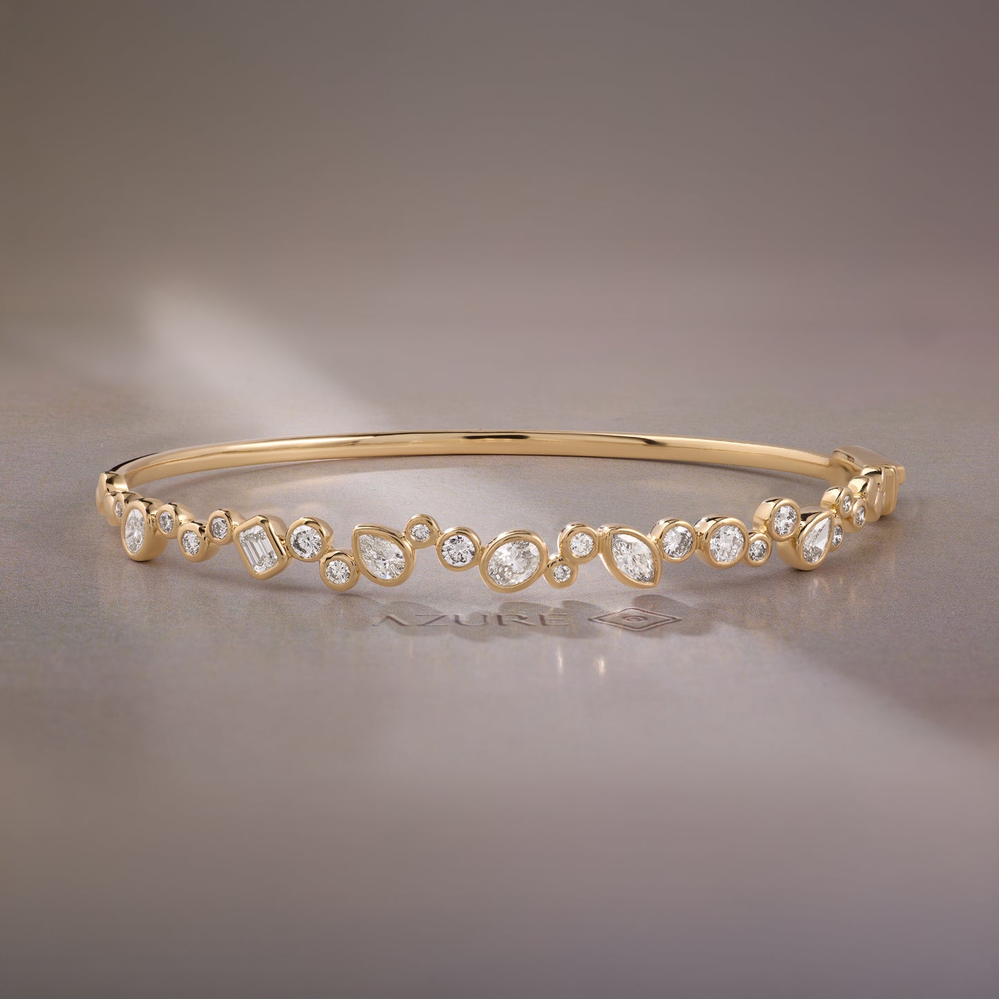 Round, Oval, Marquise, Pear & Emerald Bangle