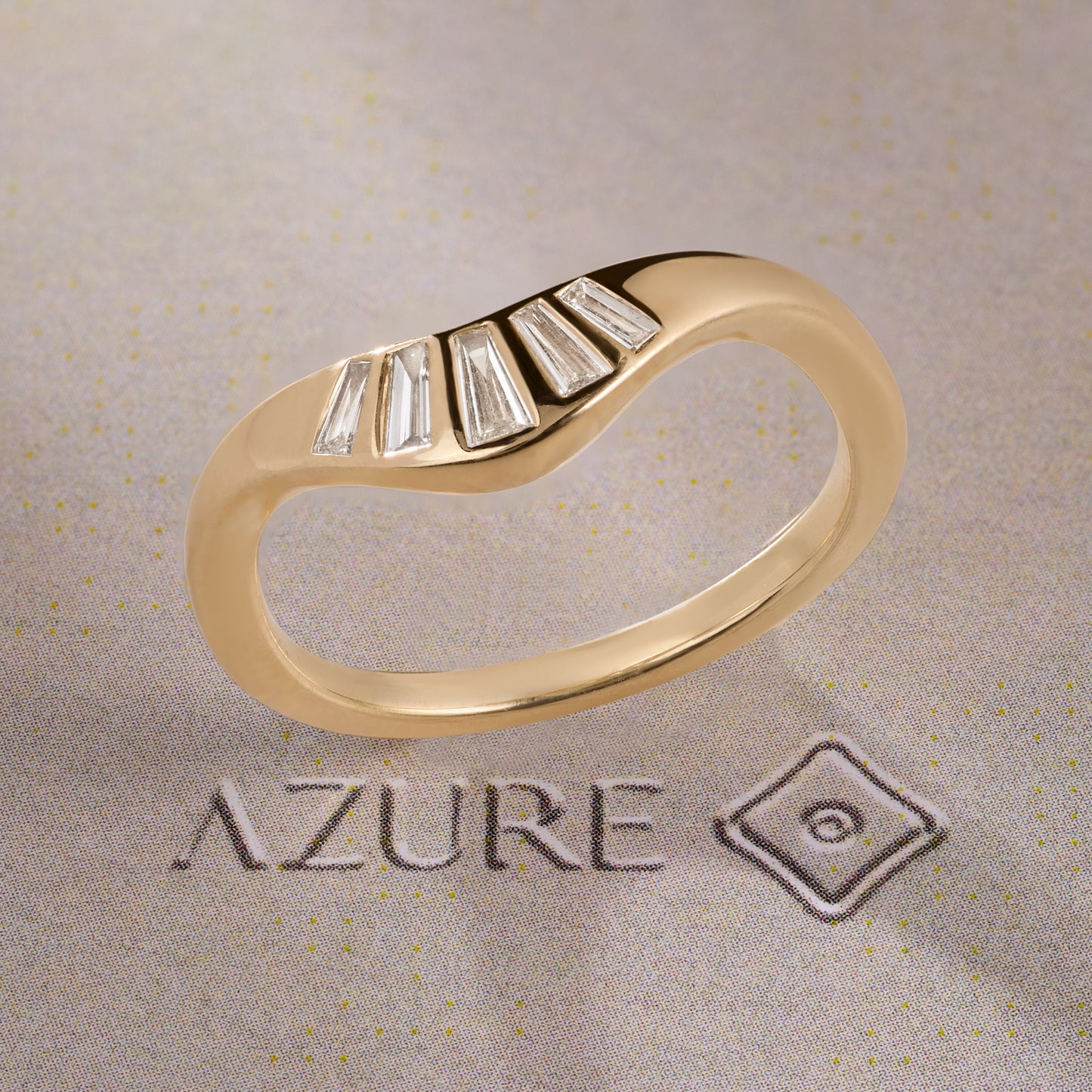 Tapered Baguette Diamond Ring