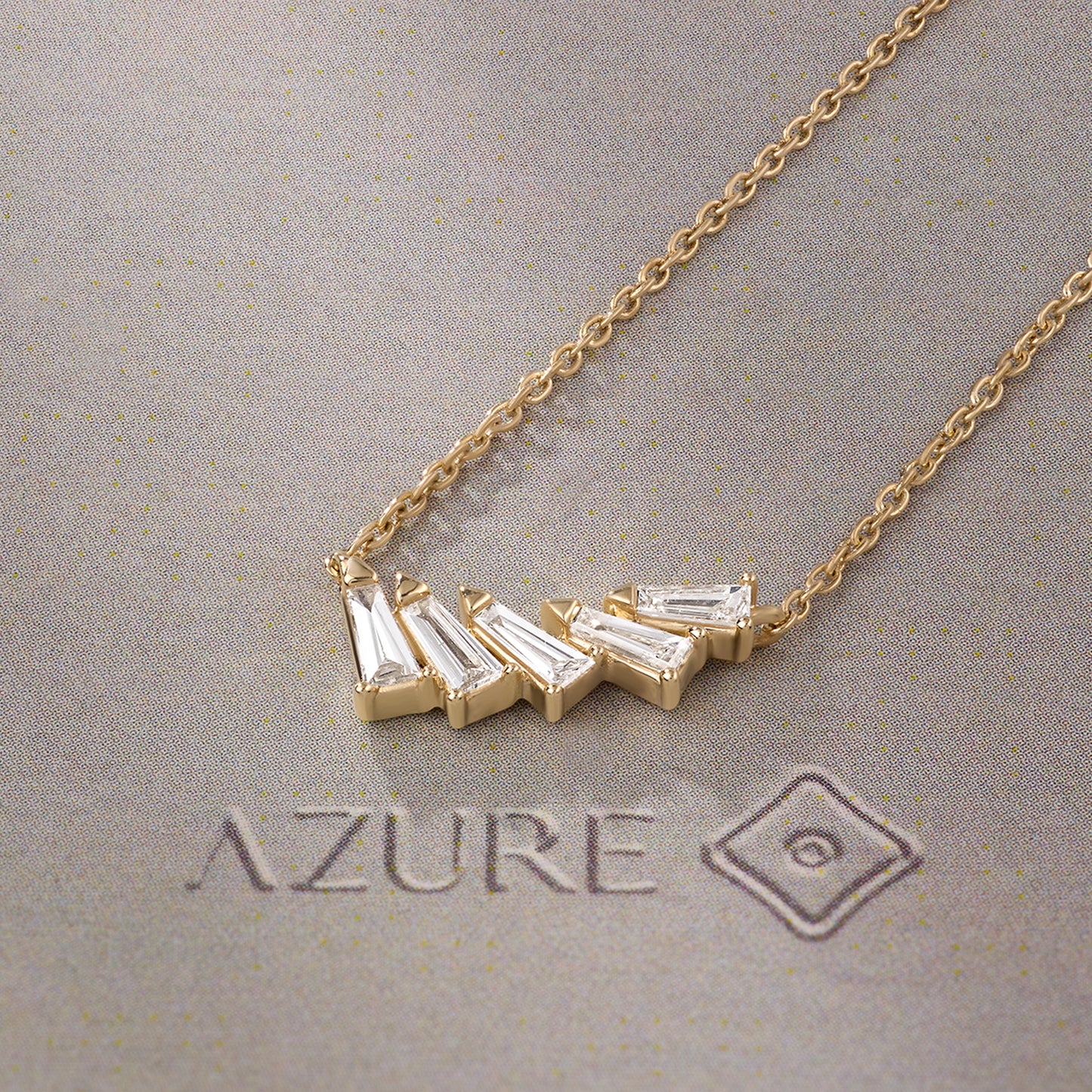 Tapered Baguette Pendant