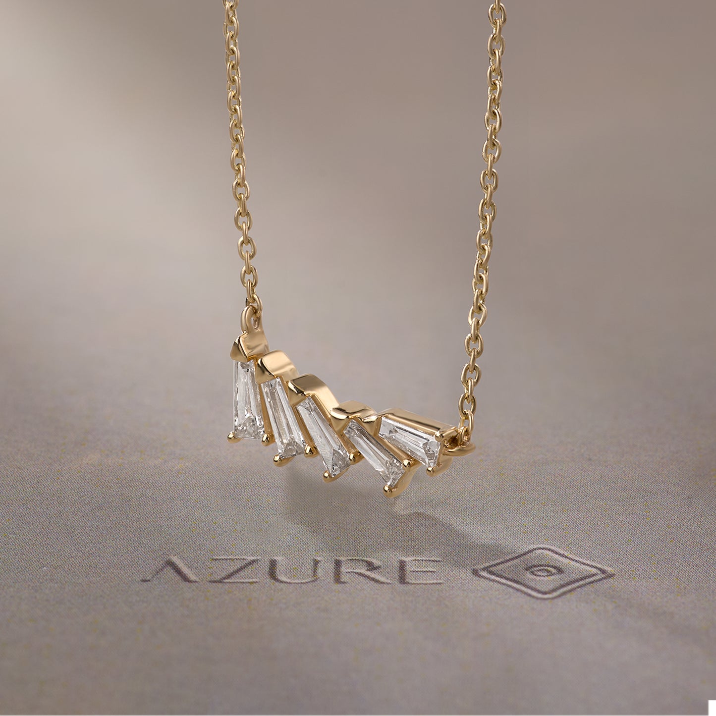 Tapered Baguette Pendant