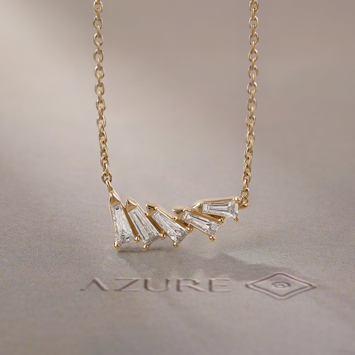 Tapered Baguette Pendant