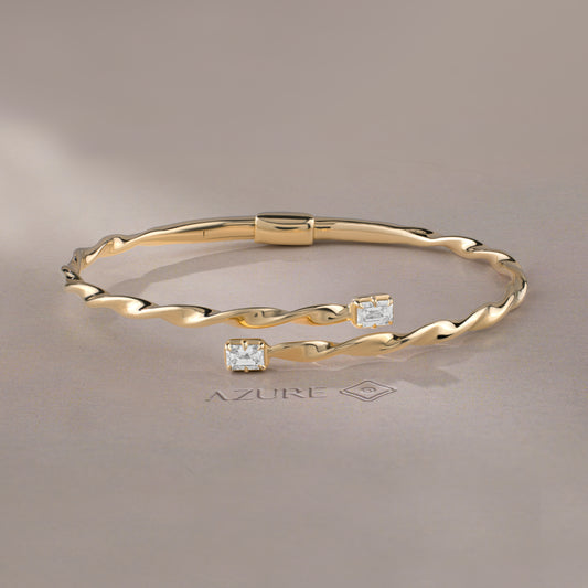 Emerald Diamond bangle