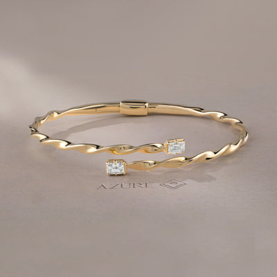 Emerald Diamond bangle