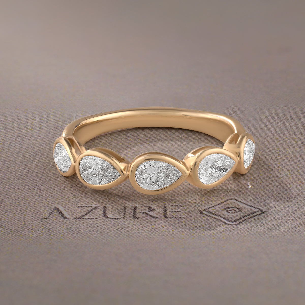 Pear Diamond Ring