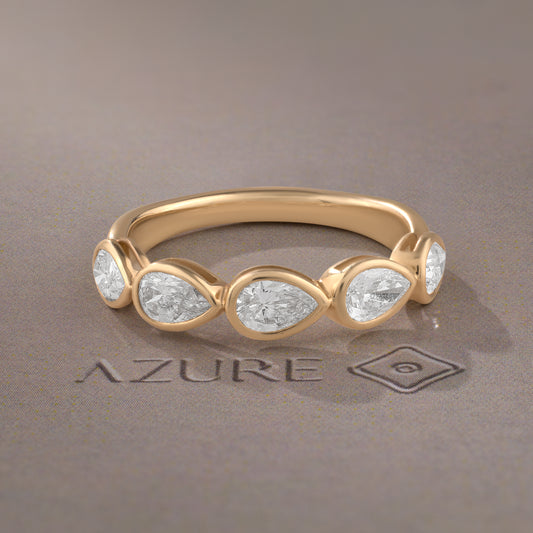 Pear Diamond Ring