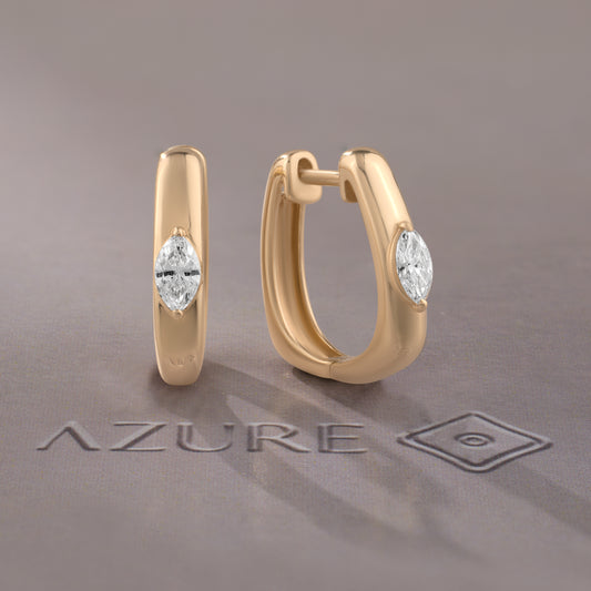 Marquise Diamond Earring
