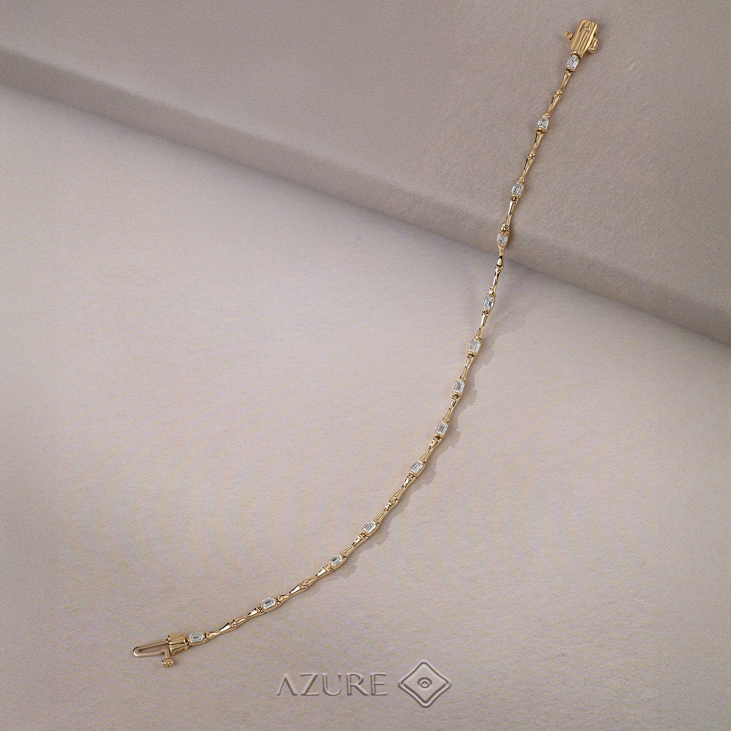 Emerald-Cut Diamond Bracelet