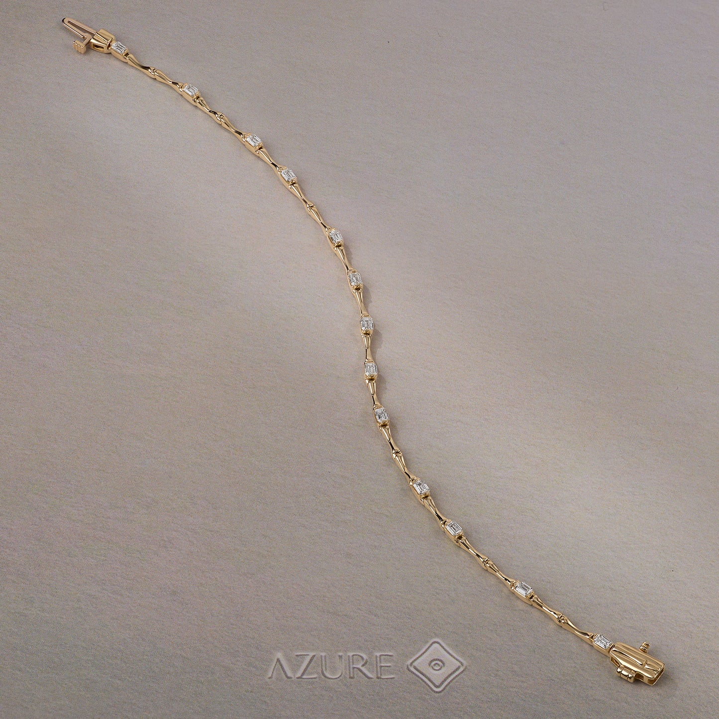 Emerald-Cut Diamond Bracelet