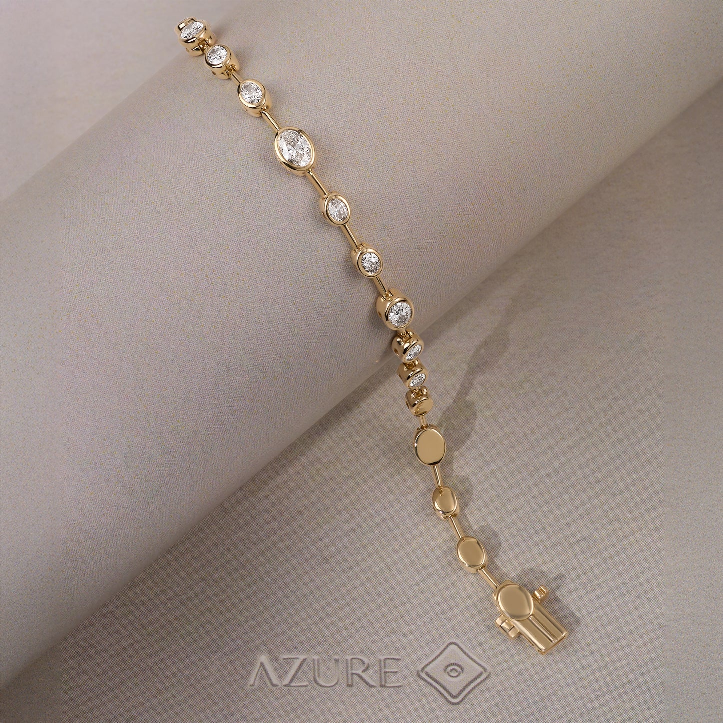 Oval Diamond Bracelet
