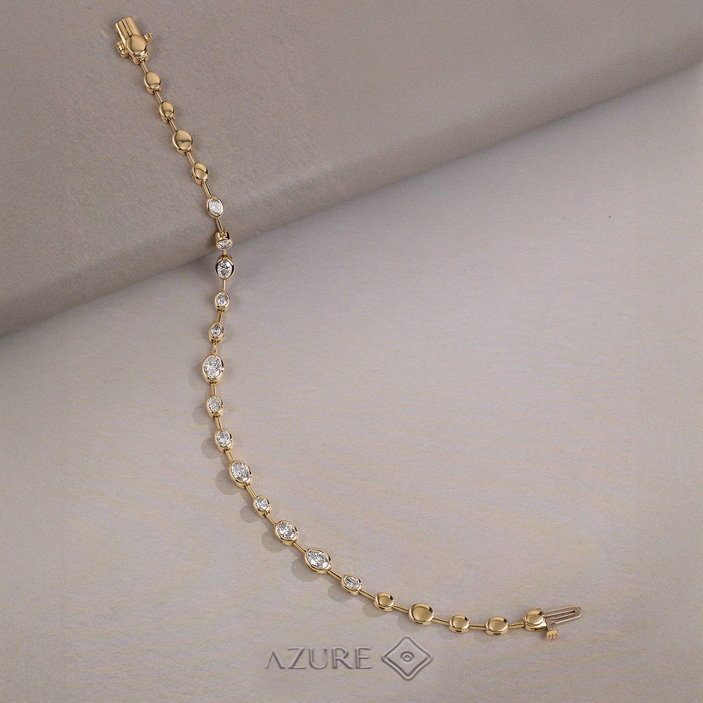 Oval Diamond Bracelet