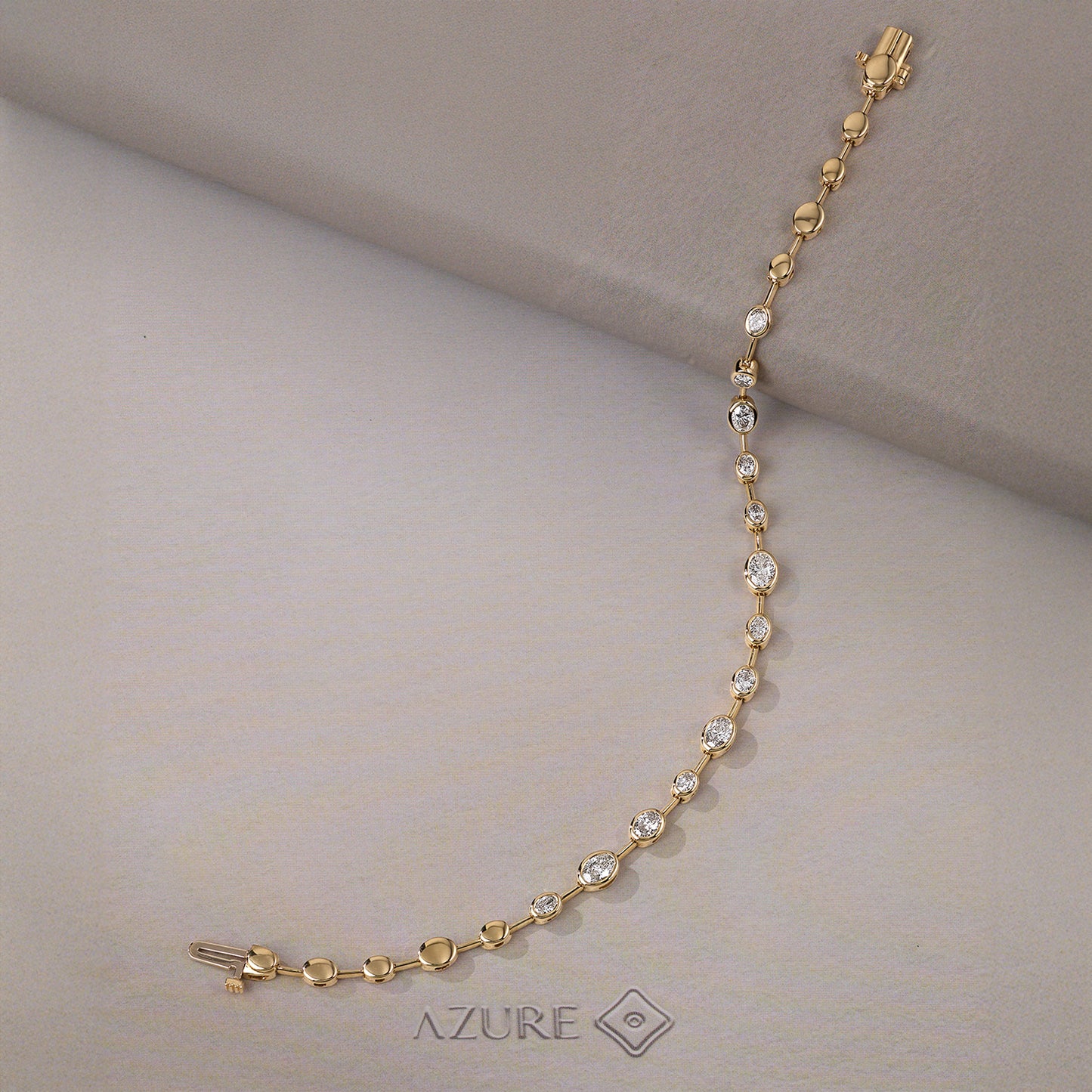 Oval Diamond Bracelet