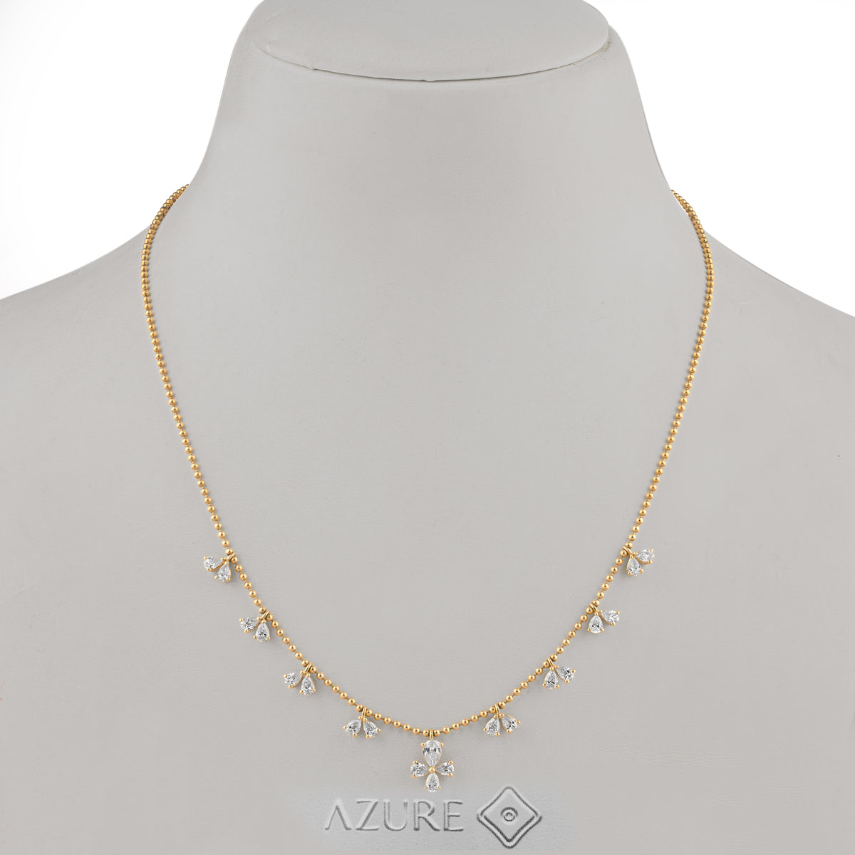 Pear Diamond Necklace