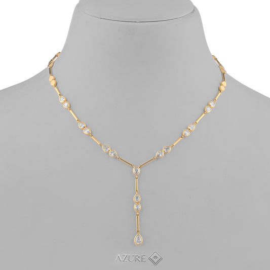 Pear Diamond Necklace