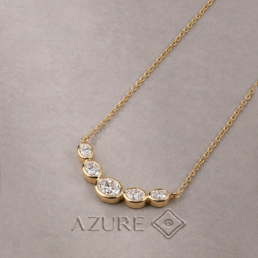 Oval Diamond Pendant