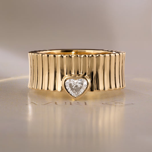 Heart Diamond Ring