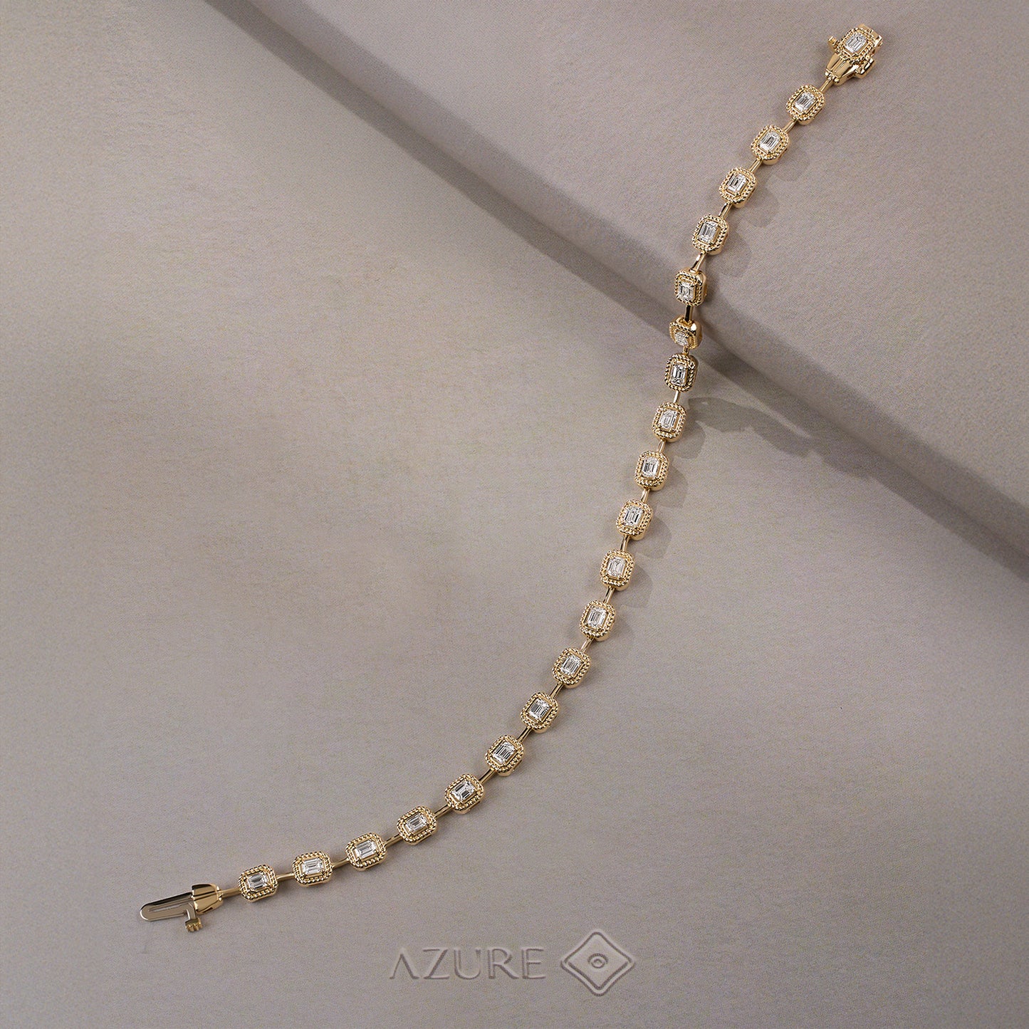 Emerald-Cut Diamond Bracelet