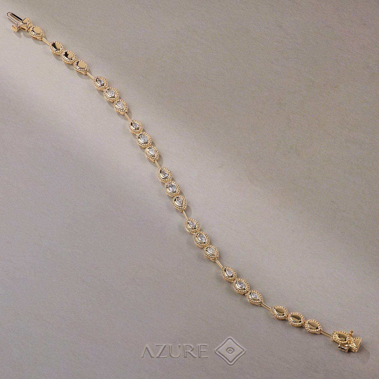 Pear & Oval Diamond Bracelet