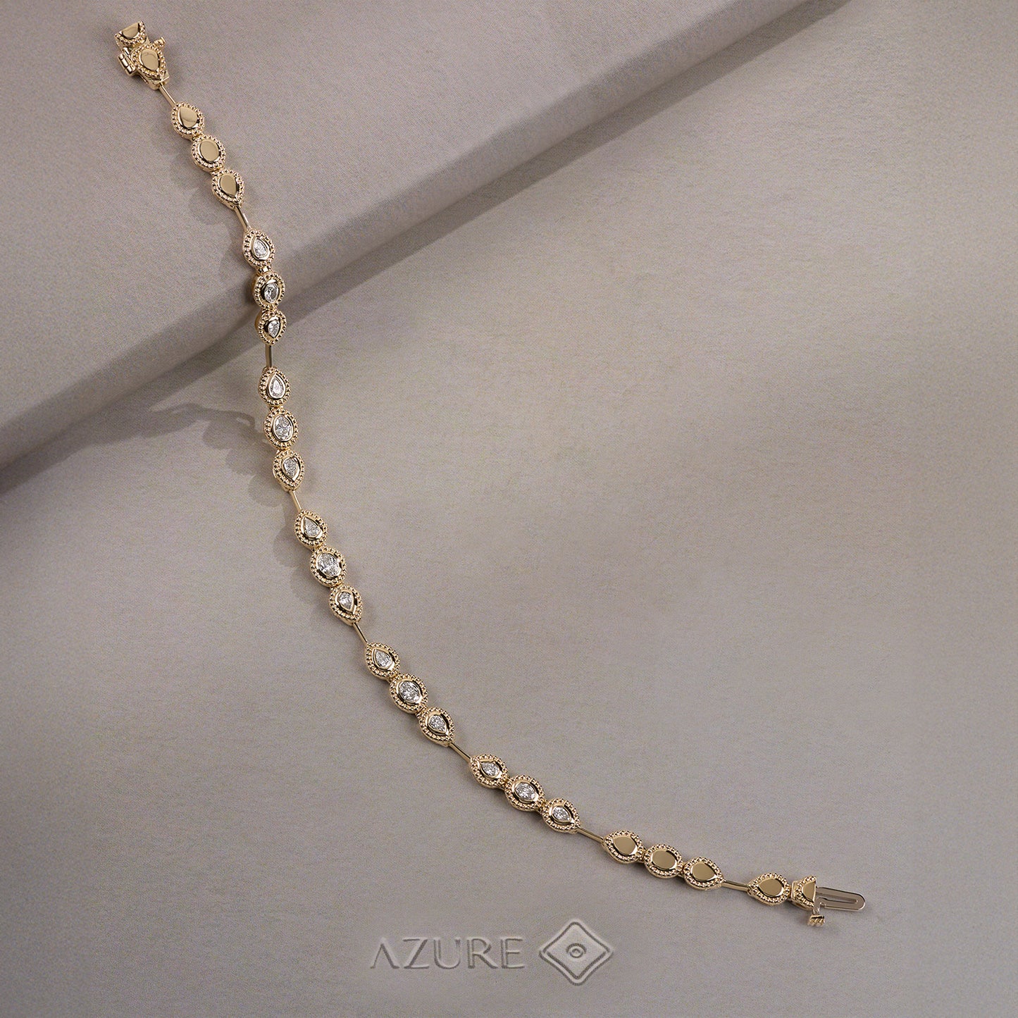 Pear & Oval Diamond Bracelet