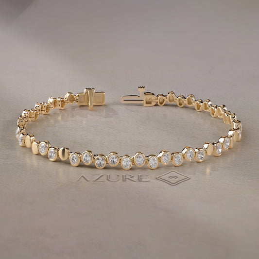 Oval Diamond Bracelet