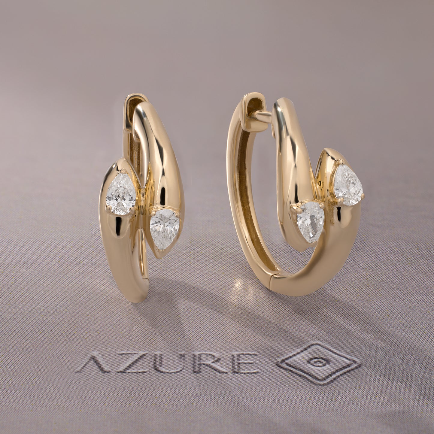 Pear Diamond Earrings