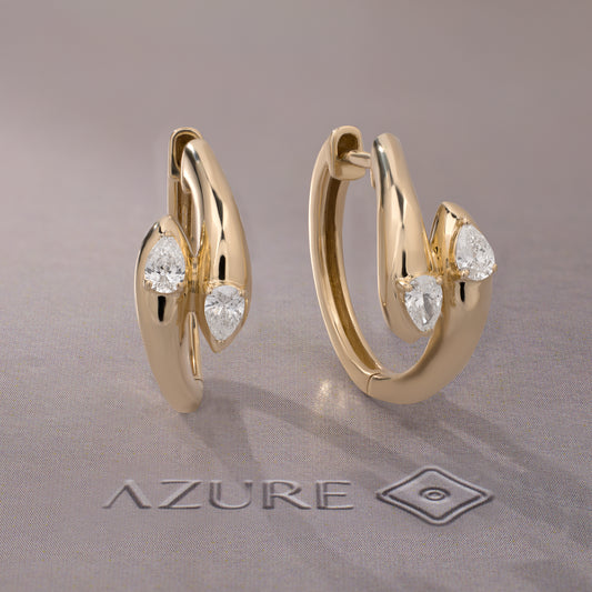 Pear Diamond Earrings